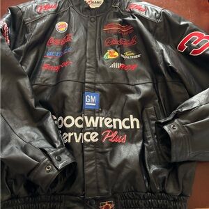 Chase Authentic Dale Earnhardt Goodwrench Service Plus 2XL Leather Racing Jacket